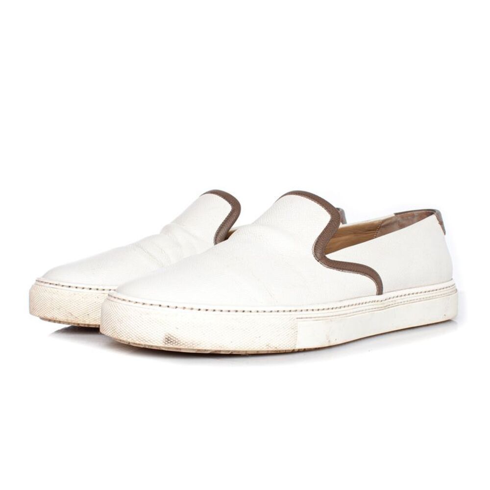 Hermes Slip on sneakers in white leather